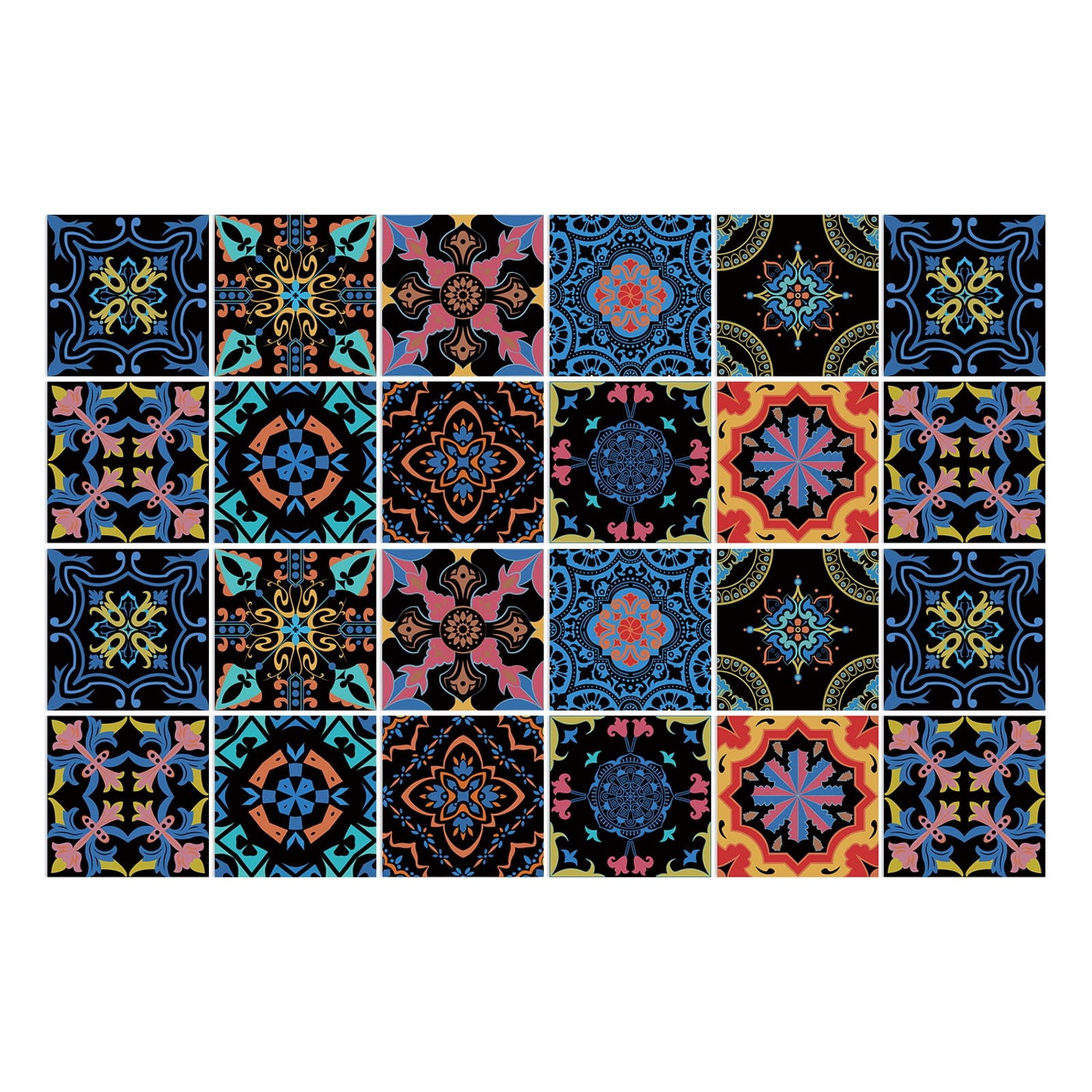 Hgehaz Wall stickers Wall Stickers Decor Modern 24pcs Wall Stickers