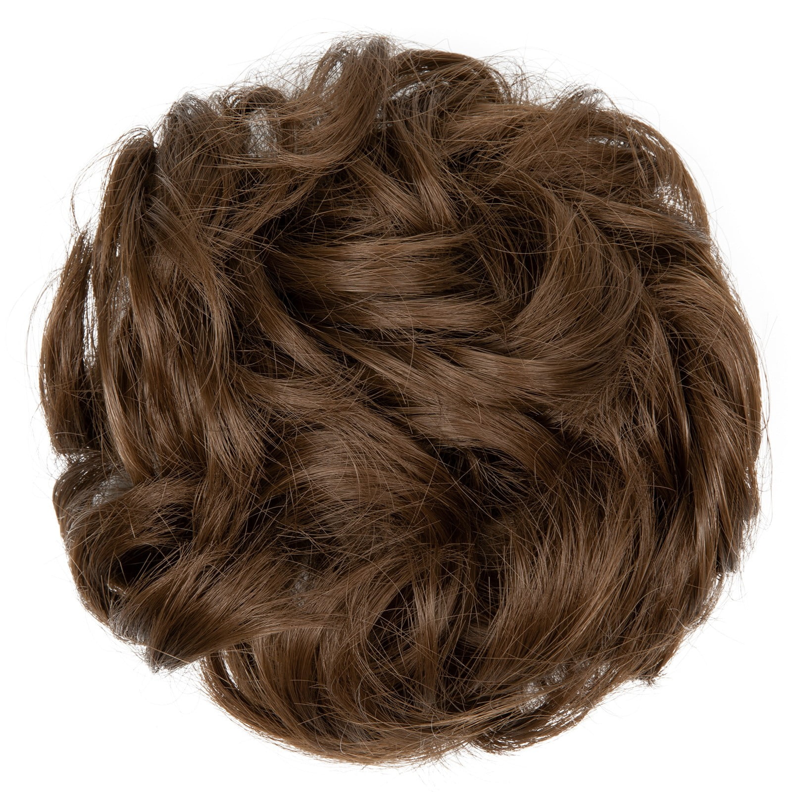 Hgesaa 2025 High Temperature Fiber Hair Bun Scrunchie Elastic Puff