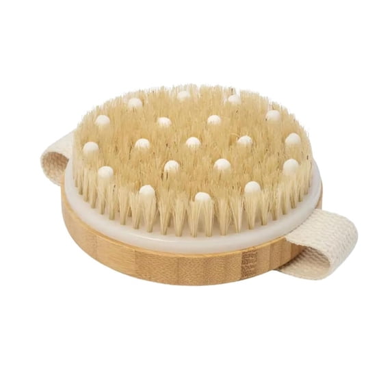 Hgesaa Wooden Dry Body Brushes With Natural Sisal –Skin Care Brushes For Smooth And Skin Massage And Bath Brush