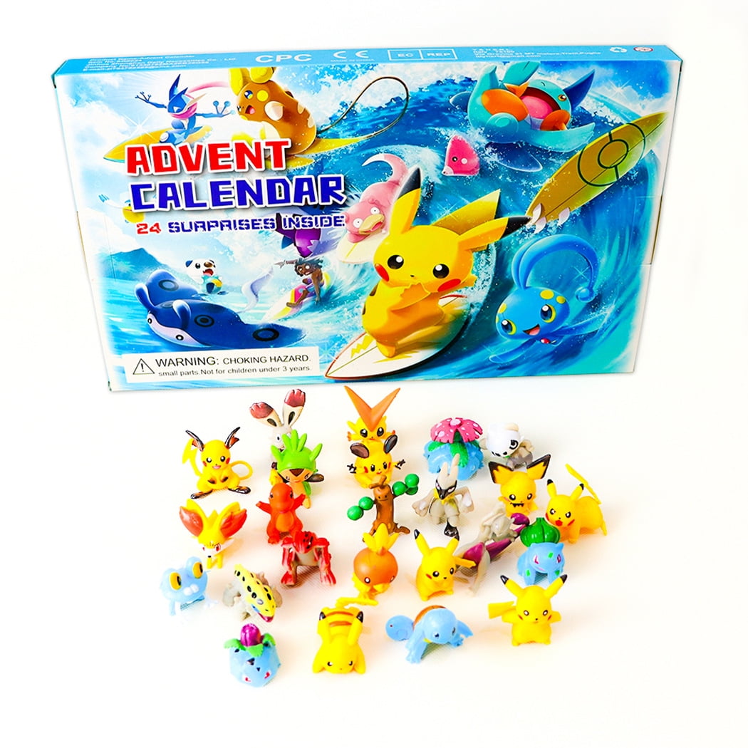  Foto zu Hggkaie Christmas Advent Calendar 2024, 24PCS Pokemon_Cute Cartoon 
