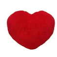 Hgheuy Cute Heart Plush Pillow Valentine's Day 13.6x11.8in Soft Red