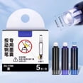 thumbnail image 1 of Hglyxoae 10 Pcs Refillable Ink Cartridges 10ml For Fountains Pen Retractable 0.39mm Blue Transparent Barrel fluent writing is convenient to carry (Blue), 1 of 9