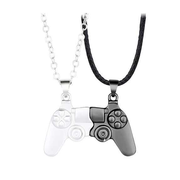 Hglyxoae Iron Magnet Couple Necklace. Fashionable and Personalized Valentine's Day Gift for Men and Women Home Safe Seasonal Holiday Saving Gifts