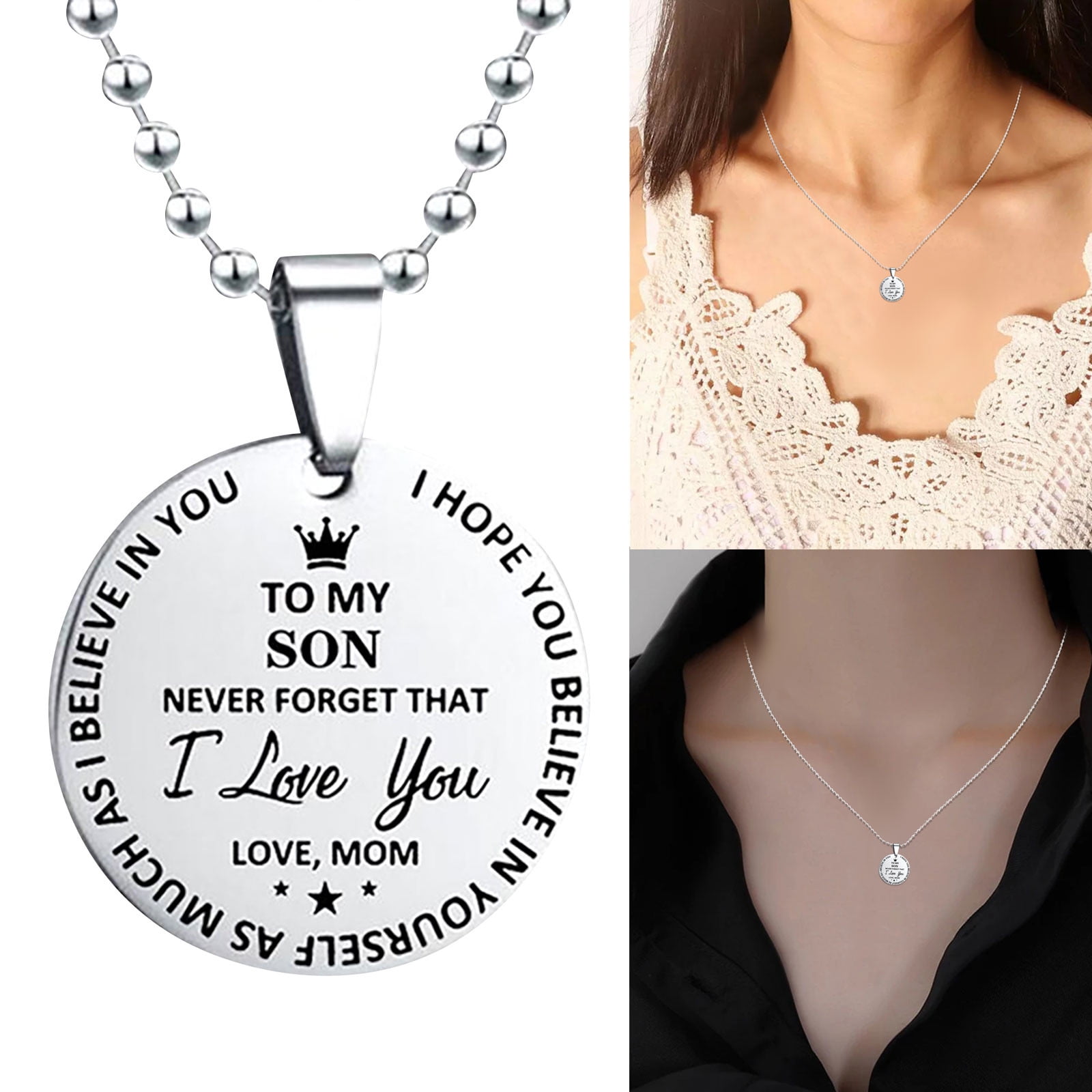 Mom fashion of boys necklace