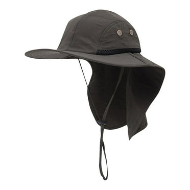 Hgrintd Summer Offer!Holiday Gift Summer Outdoor Sunshade Sunscreen Fishing Hat Men's Sun Hat Breathable Quick-drying Shawl Neck Guard Big Fisherman Hat,Army Green