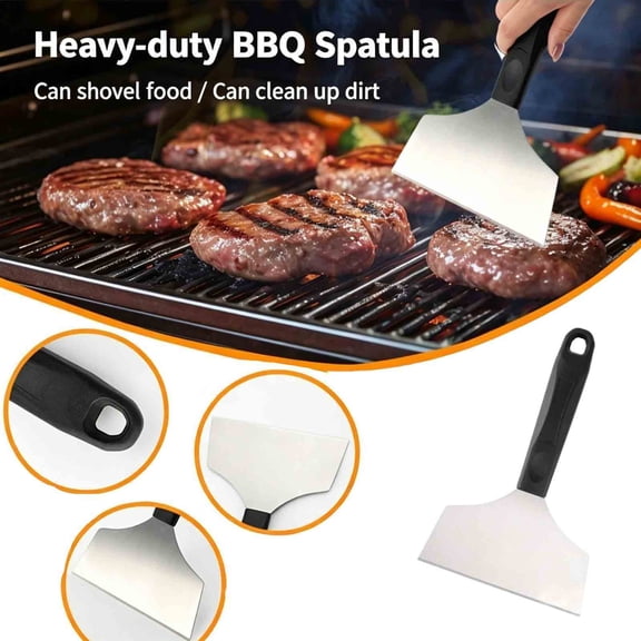 Hgtduk Stainless Steel BBQ Scraper Grill Cleaner