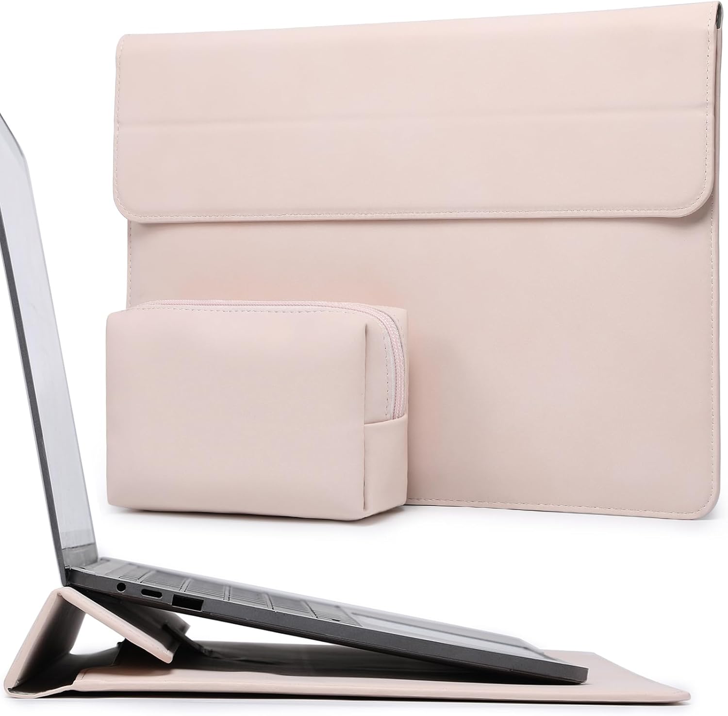 Hgudesign 13 Inch Laptop Sve Case with Stand for 2025-2018 MacBook Air ...