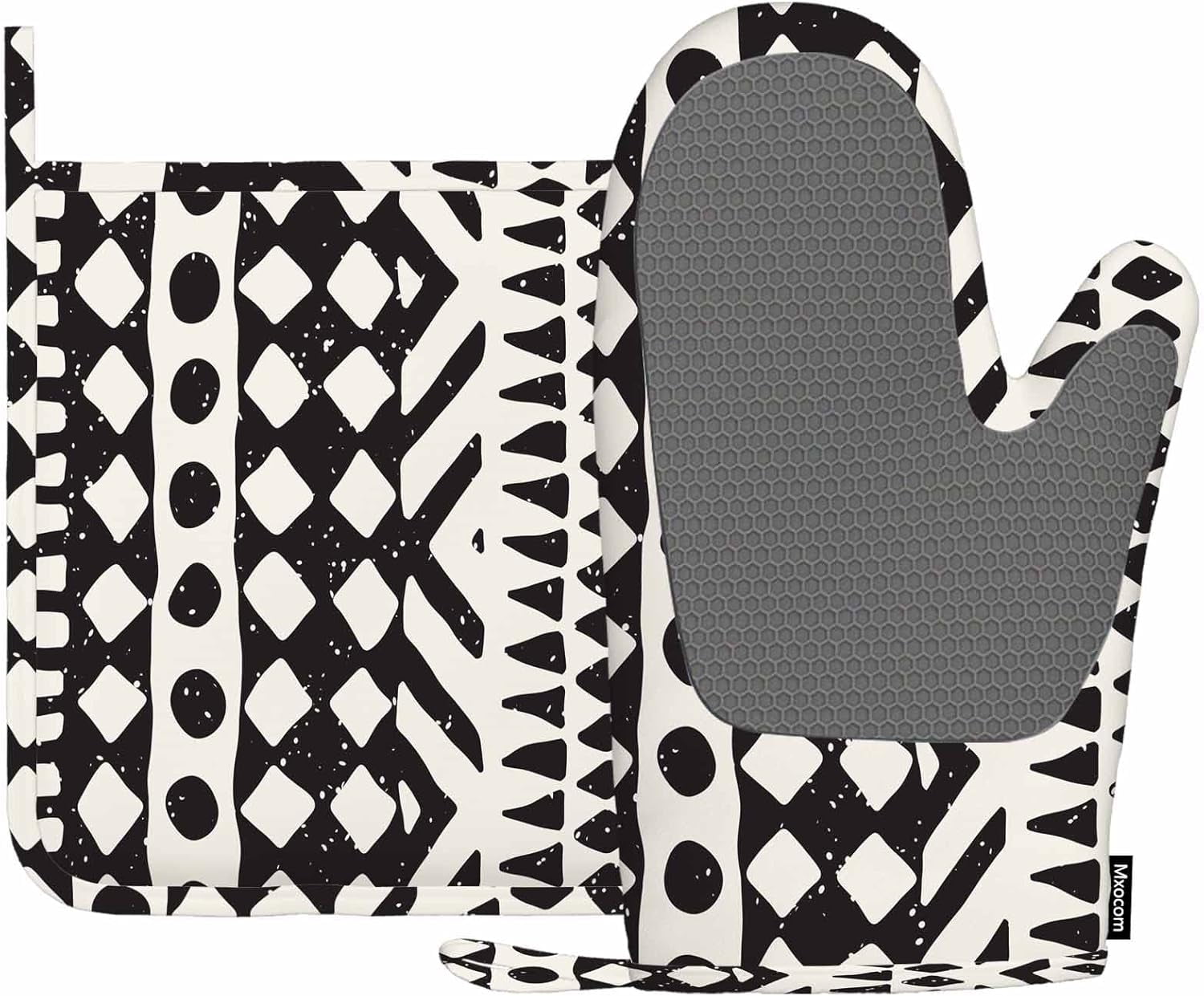 Hgudesign Aztec Print and Pot Holders Sets Tribal Design Geometric ...