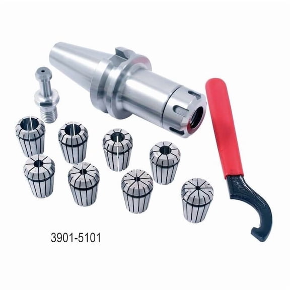 Hhip BT-40 ER-25 10 Piece Collet & Chuck Set 3901-5101