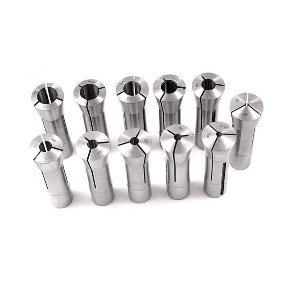 Hhip 1/8-3/4" By 16ths 11 Piece R8 Collet Set With Free T-Slot Cleaner 3900-0007