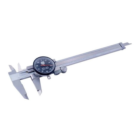 Hhip 6" Economy Dial Caliper With Black Face 4100-0201