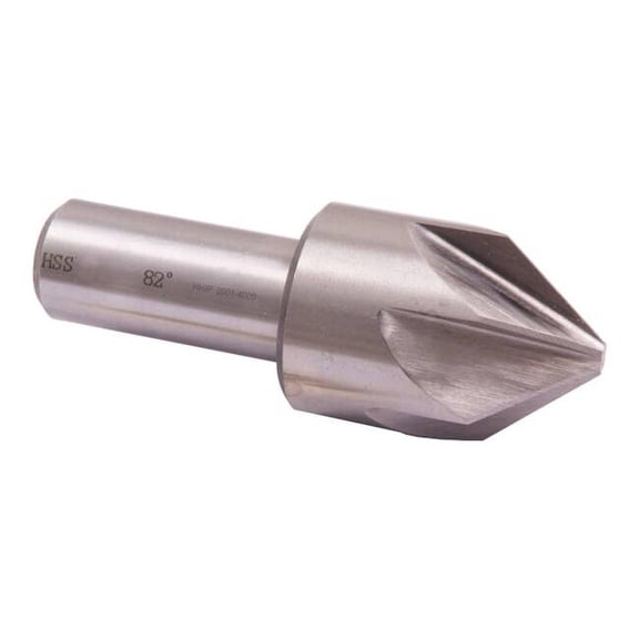 Hhip 1" 82 Degree 6 Flute High Speed Steel Chatterless Countersink 2001-4000