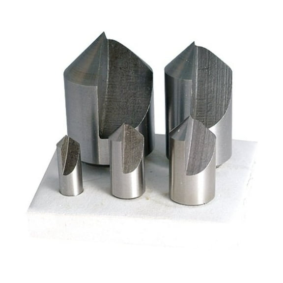 Hhip 5 Piece 1/4-1" 60 Degree High Speed Steel Countersink Set 2000-0030