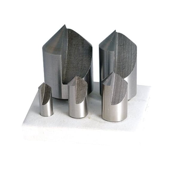 Hhip 5 Piece 1/4-1" 60 Degree High Speed Steel Countersink Set 2000-0030