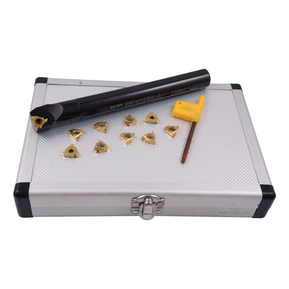 Hhip 3/4" Internal Indexable Threading Tool Holder&Insert Kit 2302-1787