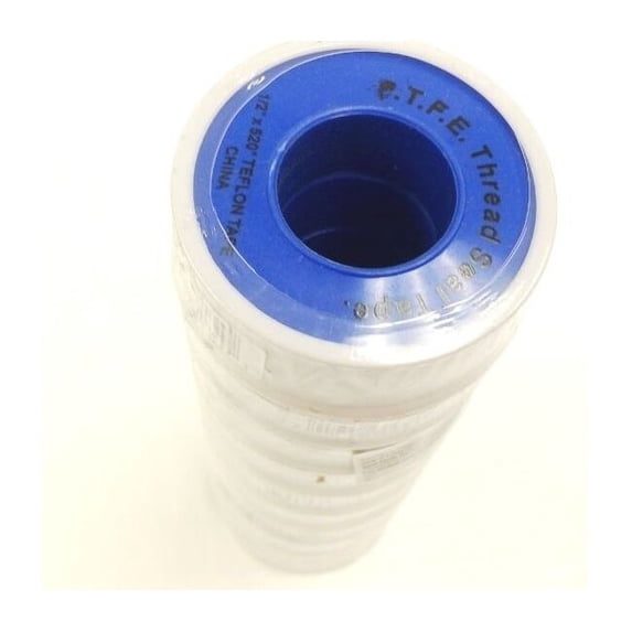 Hhip Pipe Sealant Tape, 1/2" W x 520" L, PTFE, Pk 12 8070-0003