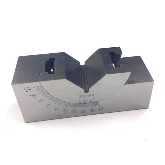 Hhip 1 X 1-1/4 X 3" 0-60 Degree Precision Angle Block 3402-0010