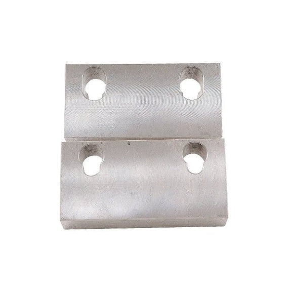 Hhip 4(L) X 2(H) X 1(W) Quick-Lok Aluminum Vise Jaws 3900-2191