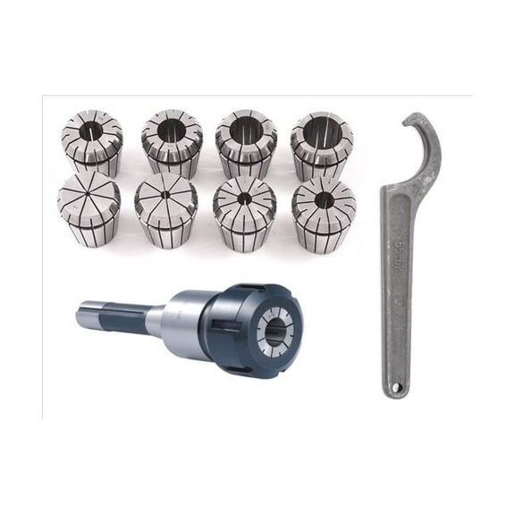 Hhip R8 10 Piece ER-40 Spring Collet Chuck Set 3900-0004