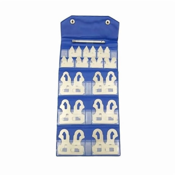 Hhip 26 Piece .010-0.500" Radius Gage Set 4901-0026