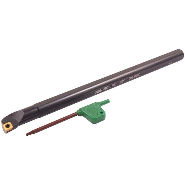 HHIP 1029-0627 TBBN10 Indexable Boring Bar - 5/8 Inch Shank, 7 Inch Length, For TPGB/TPGC Inserts