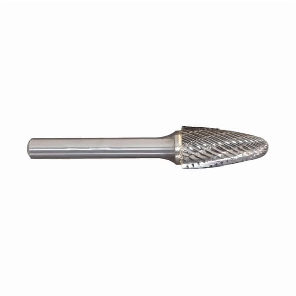 SF-6 Round Nose Tree Shape Double-Cut Carbide Burrs 3000-0146