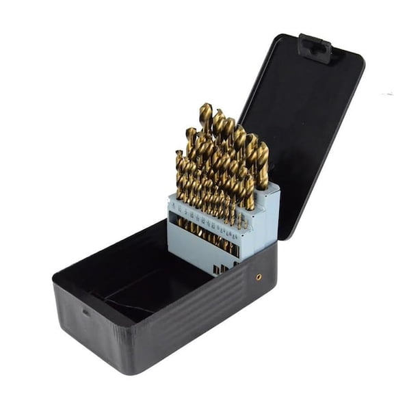 Hhip Tin Coated Hss Drill Set 1/16-1/2" By 64 5000-0001