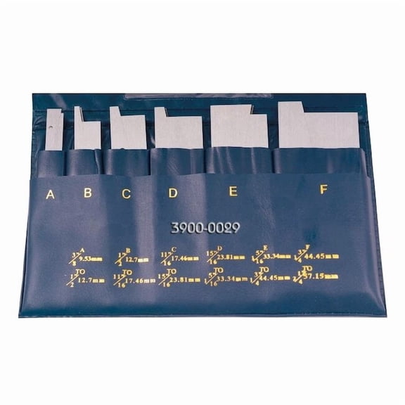 Hhip 3/8 To 2-1/4" 6 Piece Adjustable Parallel Set 3900-0029