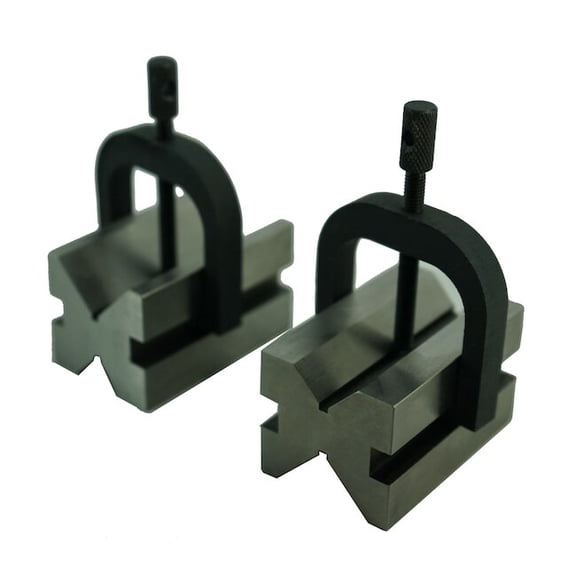 Hhip 3.54 X 2.76 X 4.92" V-Block & Clamp Set 3402-0955