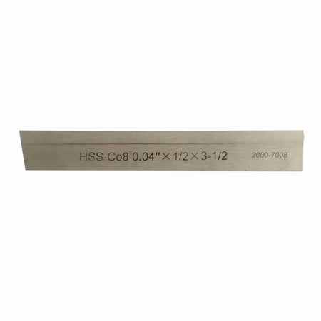 .04 W X 1/2 H X 3-1/2" P1N 5% Cobalt Parallel Cut-Off Blade 2000-7008