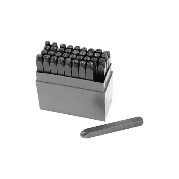 Hhip 1/8 Width Number & Letter Stamp Set 0-9 And A-Z 8016-0002