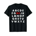 thumbnail image 1 of Hi Alphabet Letters Learning ABC Funny Gift Toddler Kids T-Shirt, 1 of 5
