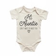 thumbnail image 1 of Hi Aunt Auntie Newborn Baby Bodysuit, 1 of 6