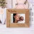 thumbnail image 1 of Hi Baby Personalized Wooden Frame-5" x 3 1/2" Brown Horizontal, 1 of 1