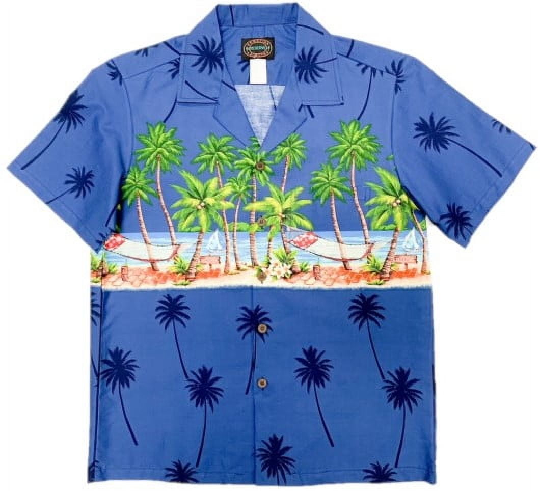 Bishop St Men's Aloha Beach Button-Up Shirt