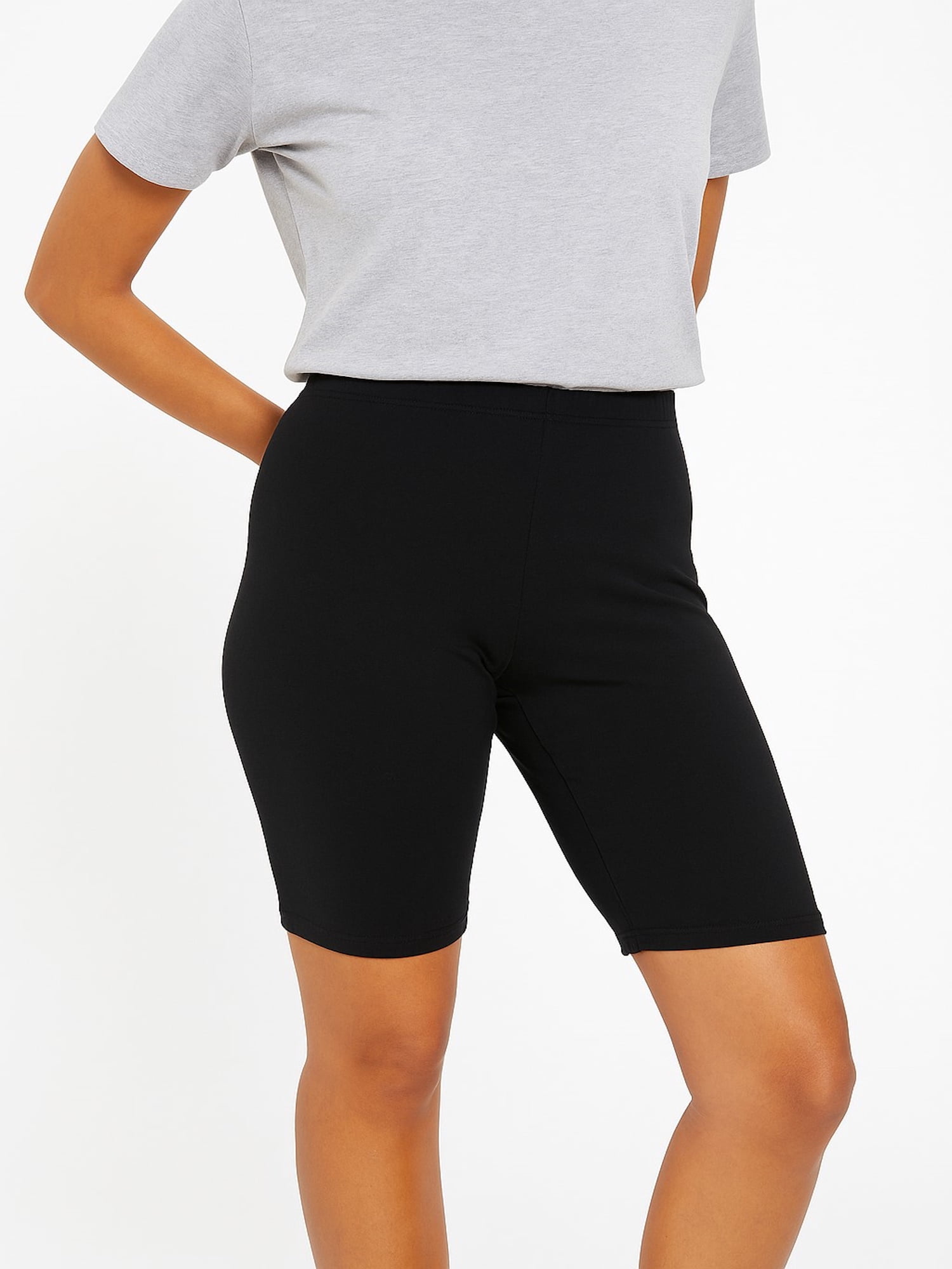 Active Girl Women's Basic Bermuda Bike Shorts, Sizes S-3XL