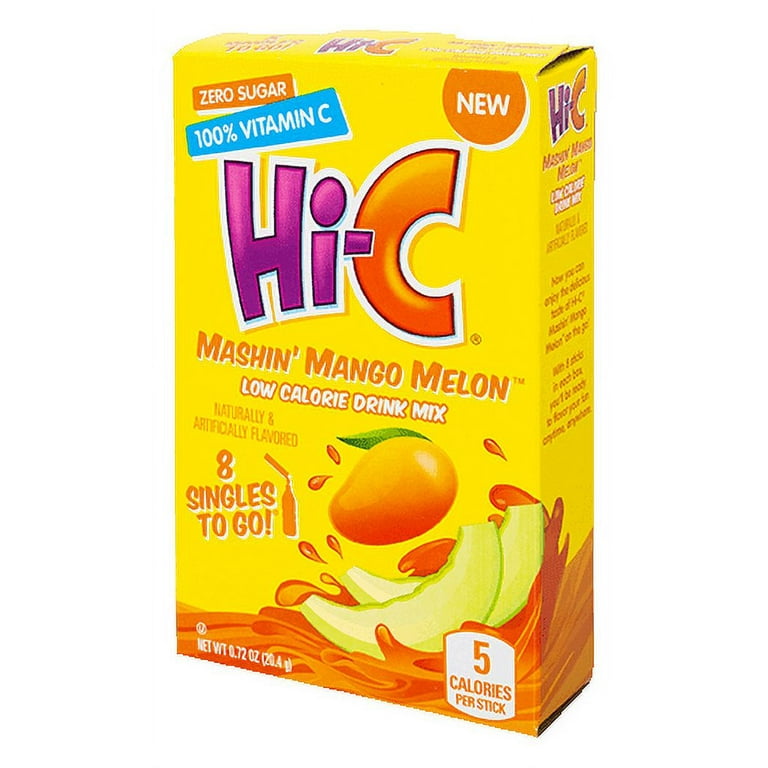 Hi-C Sugar Free Drink Mix 8 CT, Pack -1 - Walmart.com