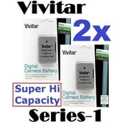 Hi Capacity 2-Pcs EN-EL14a Battery For Nikon D3400 D5600
