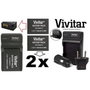 Hi Capacity 2-Pcs LP-E17 Li-Ion Battery w/Charger For Canon EOS R10 R50 R100 R8