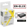 thumbnail image 1 of Hi Capacity 2400mAh EN-EL15 Lithium Ion Battery for Nikon D750, 1 of 2