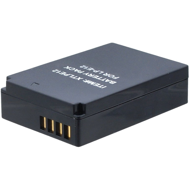 EOM M100 バッテリーあり Hi Capacity LP-E12 Lithium Ion Battery for Canon EOS M100 M50 M200