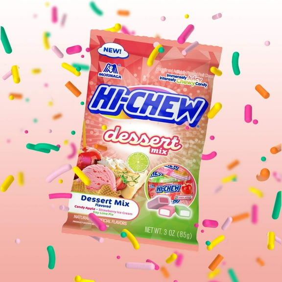Hi-Chew Dessert Mix Flavored (Candy Apple, Strawberry Ice Cream, Key Lime Pie), Net wt. 27.5 ounce (780g)