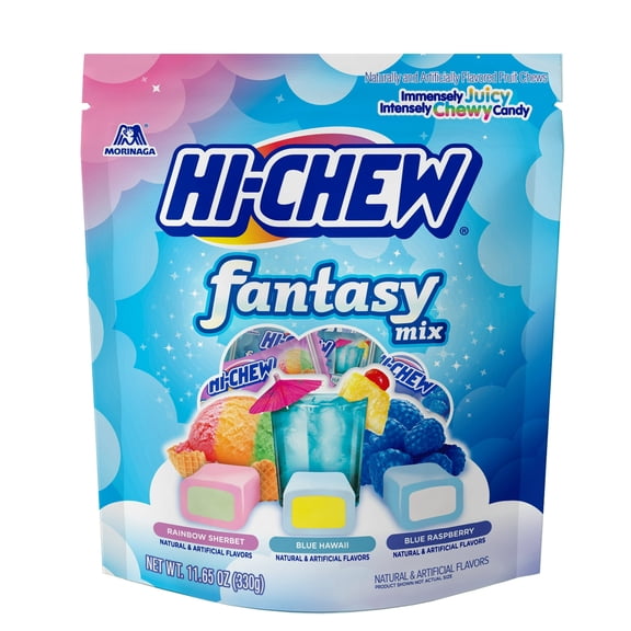 Hi-Chew Fantasy Mix Chewy Candy, 11.65 oz, Bag(Pack of 2)