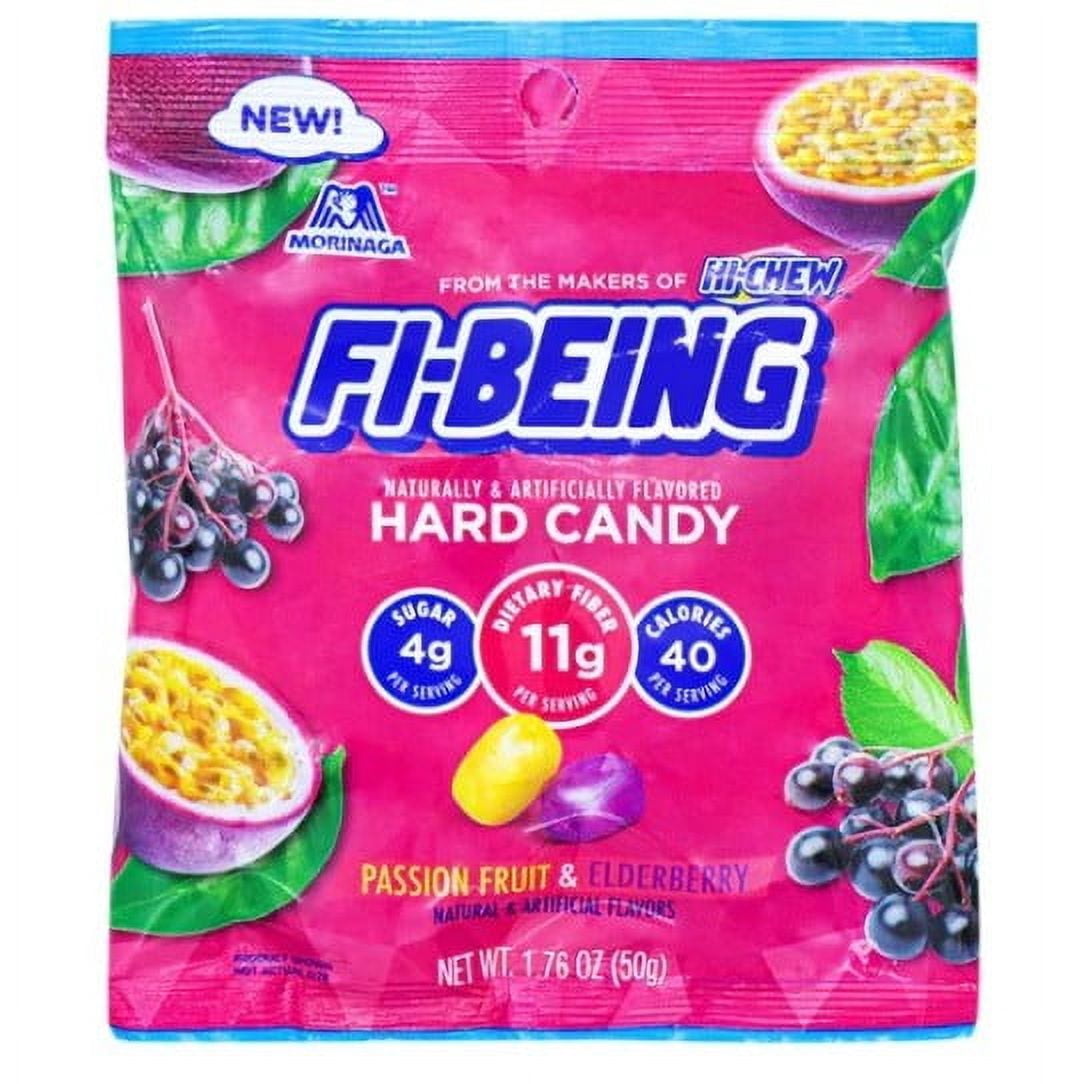 Hi Chew Fi-Being Hard Candy Passion Fruit and Elderberry 1.76 oz