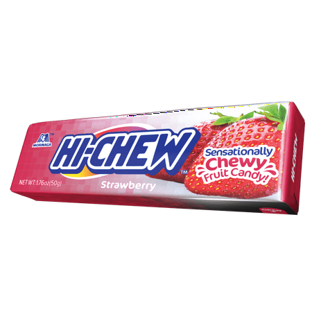 Hi-Chew Strawberry Candy, 1.76 oz, 0 Trans-Fat