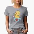 thumbnail image 1 of Hi Chicky, Let's Have Some Spring Tea with a Chick in a Cup Art Merch Gift, Heather Grey T-Shirt, 3XL, 1 of 5