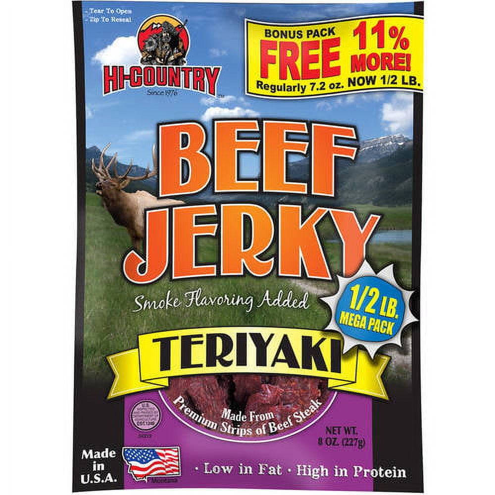 HiCountry Teriyaki Beef Jerky Bonus Pack, 8 Oz.