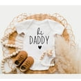 thumbnail image 1 of Hi Daddy Onesie, Hello Daddy Bodysuit, Husband Pregnancy Announcement, Surprise To Husband, Pregnancy Announcement Cool Baby Clothing, Cute Baby Onesie, BABY BODYSUIT LAT 4424, 1 of 3