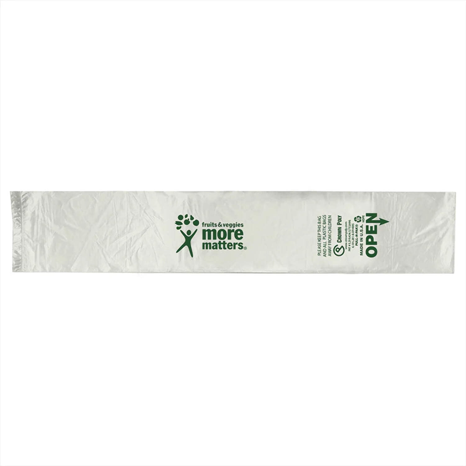 Produce Bag Clear PNP Hi- Dens 6 mic 15" x 20"