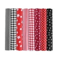 thumbnail image 1 of Hi.FANCY 8-Piece 100% Pure Cotton Burp Cloth 25x25cm/9.84*9.84inch Mix color, 1 of 6